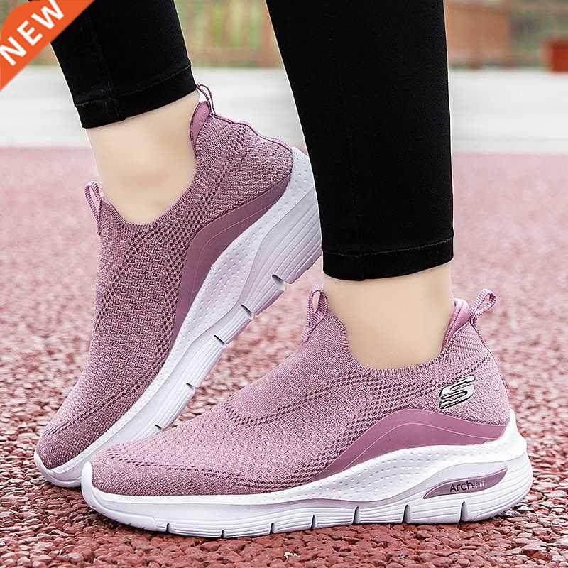 Women Casual Shoes Fashion Breathable Walking Mesh Flat Shoe
