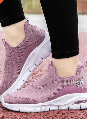 Women Casual Shoes Fashion Breathable Walking Mesh Flat Shoe