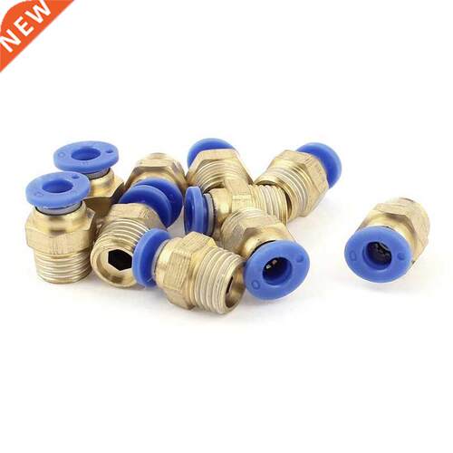 10 pcs Compressed Air Hose 13mm Male Thread 6mm Hose Connect