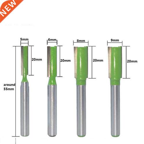 1pcs 6 Shank Straight Bit Tungsten Carbide Steel Single Do
