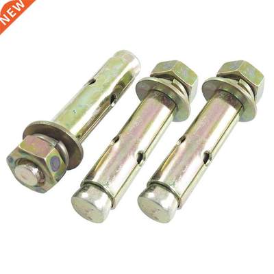 3 Pcs M12 x 80mm Hex Nut Expansion Anchor Screws Bolts