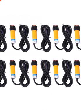 10Pcs Photoelectric Sensor Switch Diffuse Reflection Normll