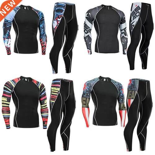 Top quality new thermal underwear men underwear sets compres
