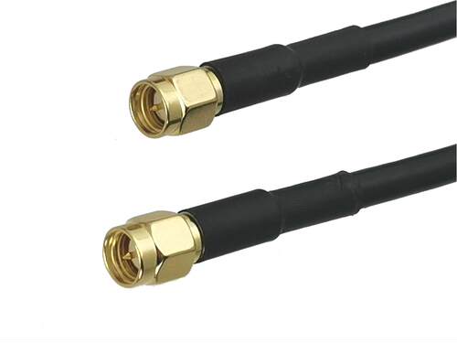 1Pcs RG58 SMA Male plug to SMA Male plug Connector RF Coaxia