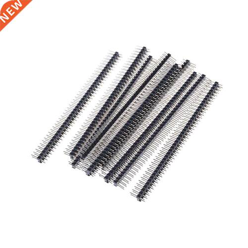 10pcs/lot 40Pins 2.54mm color double Row Straight Male Pin H