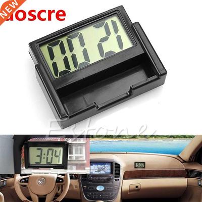 Interior Car Auto Dashboard Desk Digital Clock LCD Screen Se