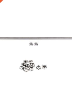 1X 320 X 8 Stainless Steel Thread Bar Stock Rod Silver To
