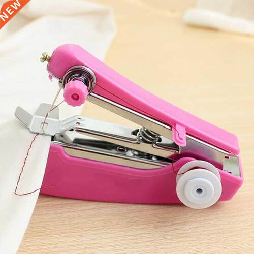 Needlework Cordless Mini Hand-Held Clothes Fabrics Sewing Ma