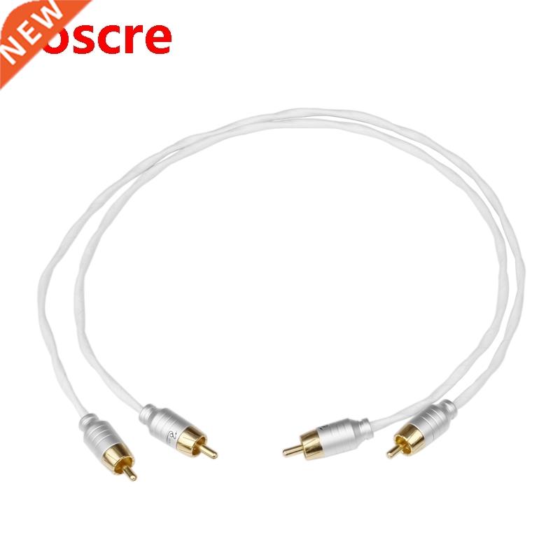 silver-plated RCA Cable Pair 6N OFC RCA Cable Male To Male R