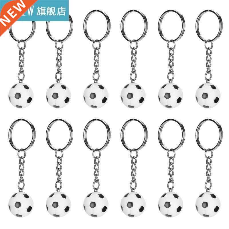 home decoration accessories Stone Soccer Ball Keychains Min
