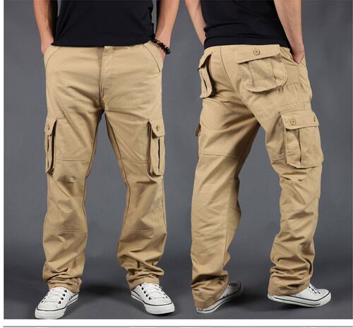 Side Zipper Pockets Cargo Harem Joggers Pants Men 2021 Tacti