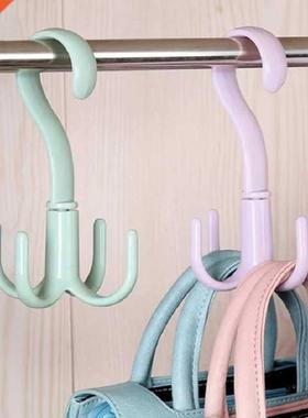 Space Saving Rotated Hanger Hooks Wardrobe Clothes Rack Hang