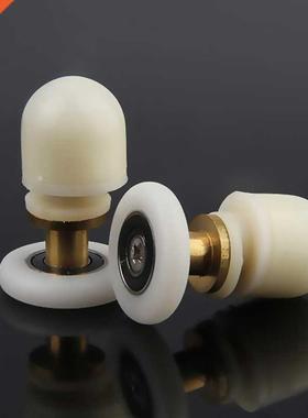 8pcs/Lot Single Plastic Shower Door Rollers Wheel Runner Dia