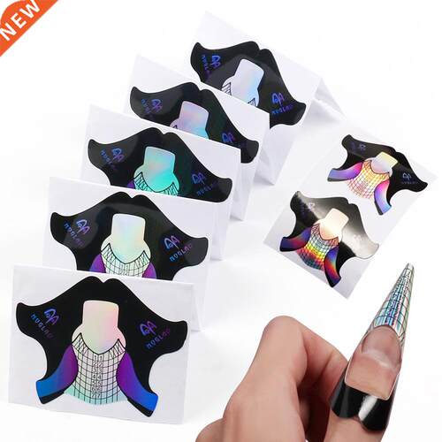 10pcs Nails Gel Extension Sticker Acrylic Tip Gel Nails Sti