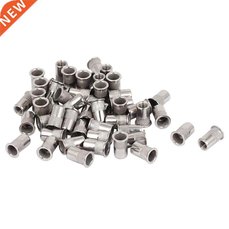 M4x10mm Threaded Blind Rivet Nut Insert Nutserts 50pcs