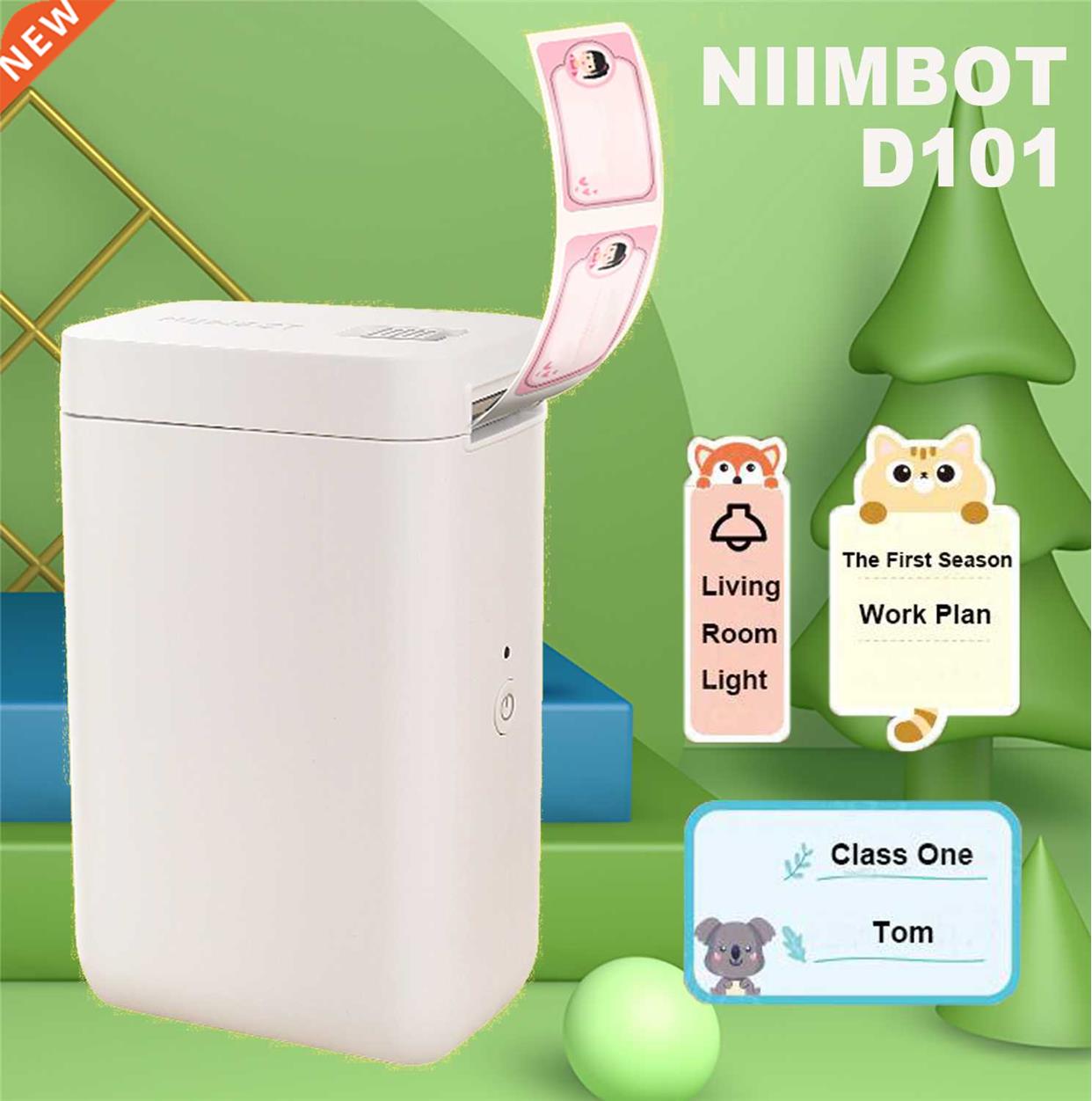 NIIMBOT D101 Mini Thermal Label Printer Portable Smartphone