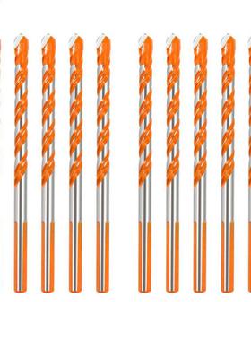 10Pcs Drill Bits Twists Drillhe Wall Ceramic Glass Punchin