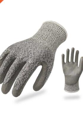 1pair Universial Anti-cut Gloves Safety Cut Proof Resistant