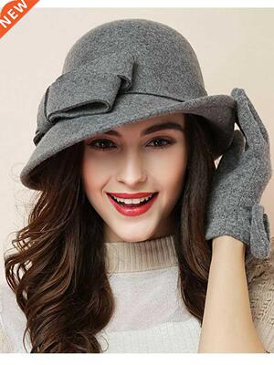 Women Party Formal Headwear Lady Winter Fashion Asymmetric B