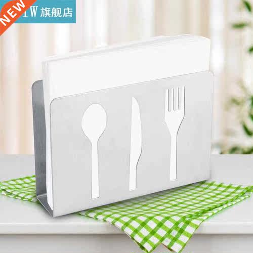 Creative Napkin Holder Stainless Steel paper towel holder Ti