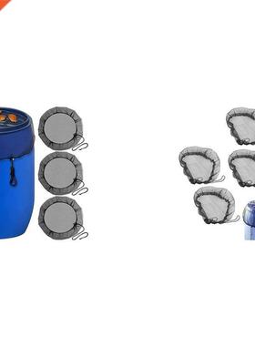 Mesh Cover for Rain Barrels, Water Buckets Tank Rain Harvest
