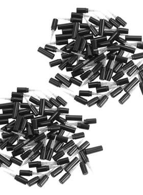 200Pcs / Lot 2Ml Black Plastic Perfume Spray Bottle Sample S