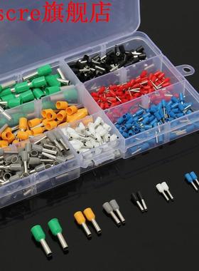 600Pc Bootlace Ferrule Kit 0.5mm to 6mm 22-10AWG Cord End Te
