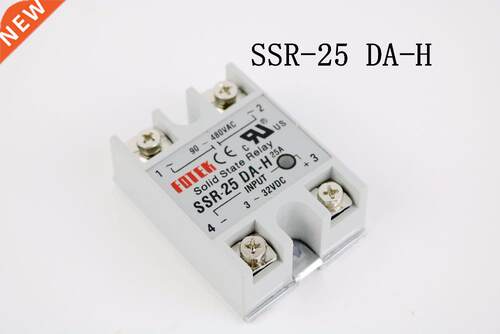 90-480VAC to 3-32VDC 25A SSR-25DA-H Solid State Relay Module
