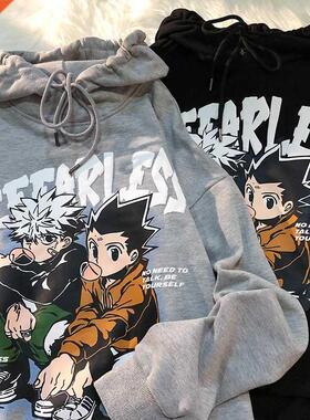 90s Hunter X Hunter Killua Zoldyck Devil Eye Print Anime Hoo