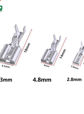 100pcs /25set Femle Mle Spde Crimp Terminls connector,