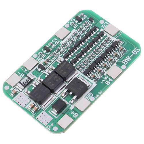 6S 15A 24V Protection Board 适用于 6 Pack 18650 Li-ion Lithi