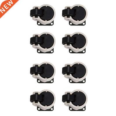 8 Pcs Retractable Leveling Casters Industrial Machine Swivel