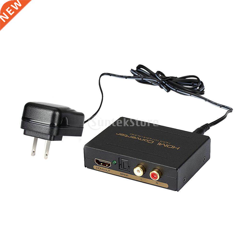 HDMI to HDMI & Audio(SPDIF+R/L) Converter Extractor for