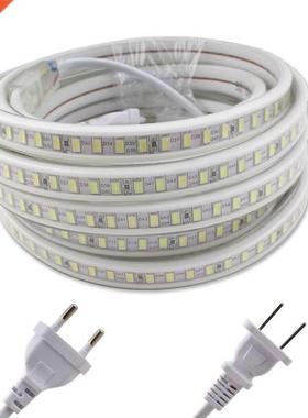 220V LED Strip Waterproof IP67 SMD5730 120Leds/m Warm White