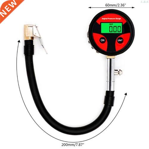 0-200PSI Digital Tyre Tire Air Pressure Gauge LCD Manometer