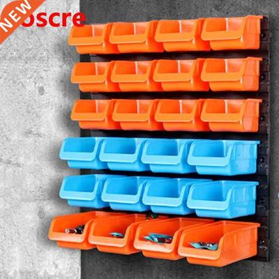 Wall-Mounted Storage box Tool Parts Garage Unit Shelving Har