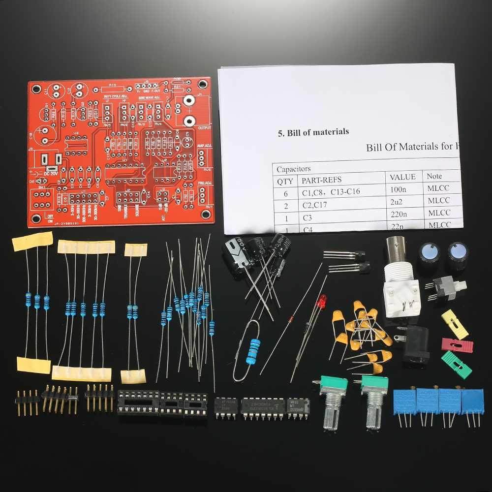 Function Signal Generator DIY Kit FG808(ICL808) Square/Tri