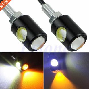 2pcs LED Motorcycle Car License Plate Screw Bolt Brake Tail