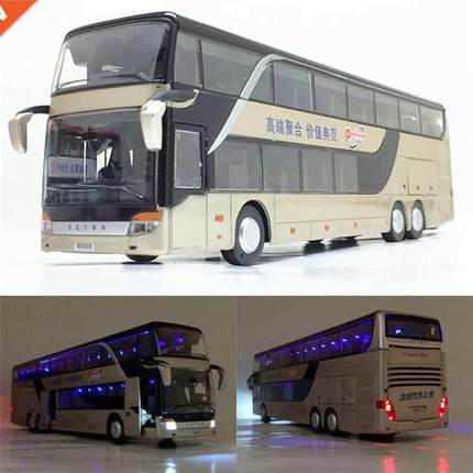 Sale High quality 1:32 alloy pull back bus model,high imitat