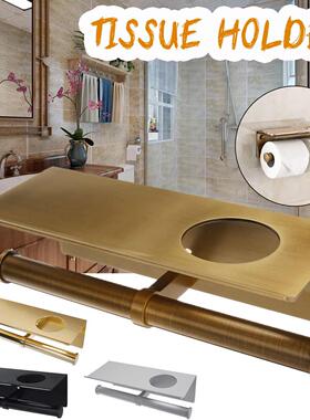 Wall Mounted Bathroom Toilet Roll Paper Shelf Holder Racks T