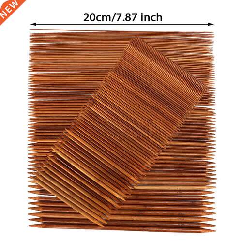 15size Double Pointed Carbonized Bamboo Knitting Needles Swe