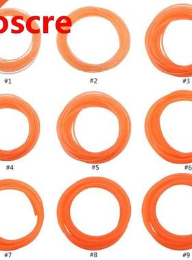 Orange Smooth Surface PU Polyurethane Round PU Belt for Driv