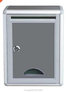 Vintage Aluminum Alloy Lockable Secure Mail Letter Post Box