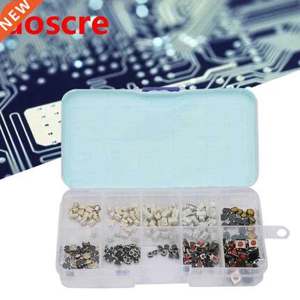 250 pcs Tact Switch Tactile Push Button Mixed 10 Types of Re