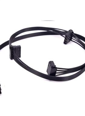 PCI Express 6Pin to 3 Peripheral 4Pin Molex Power Supply Cab