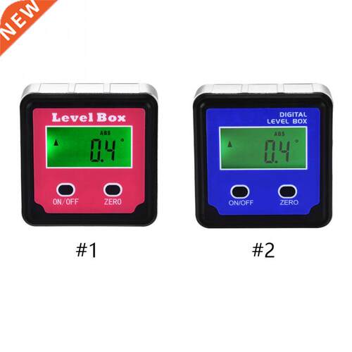 1Pcs 4*90 Degree Digital Protractor Inclinometer Level Bevel