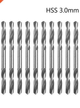10Pcs/Set 3mm HSS Double Ended Spiral Torsion Drill Tools Dr