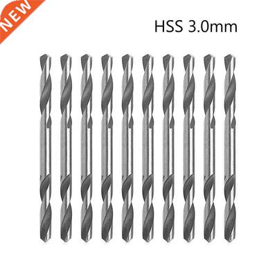10Pcs/Set 3mm HSS Double Ended Spiral Torsion Drill Tools Dr
