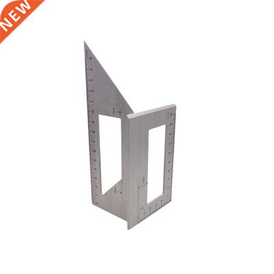 Aluinu Alloy Wooden Square ultifunction Ruler 45 90 Degre