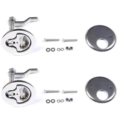 16 Stainless Steel Marine Handle Ring, Deck Box Cover Door